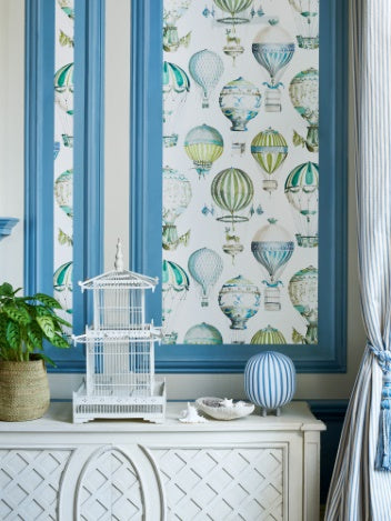 L'envol Nursery Room Wallpaper - Blue