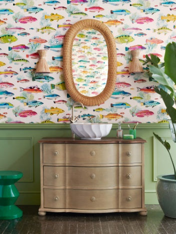 Fidji Nursery Room Wallpaper - Multicolor