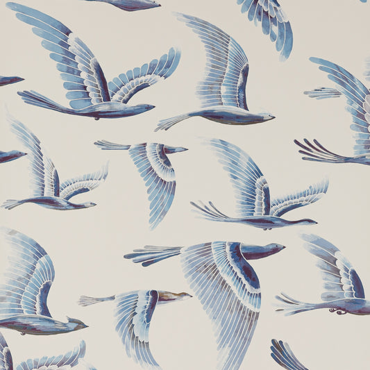 Hydra Nursery Wallpaper - Blue