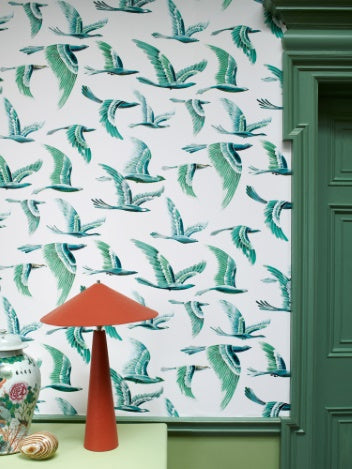 Hydra Nursery Room Wallpaper 2 - Green