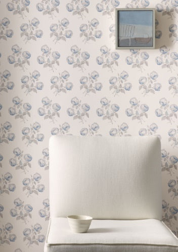 Bowood Nursery Room Wallpaper - Blue