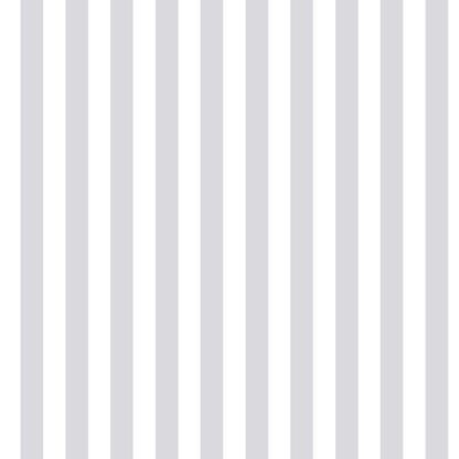 Stripe Nursery Wallpaper - Silver