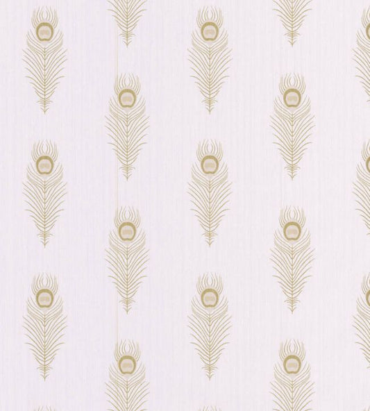 Peacock Nursery Wallpaper - Pink