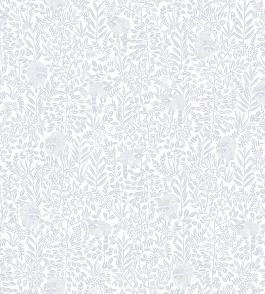 Free Spirit Nursery Wallpaper - Silver