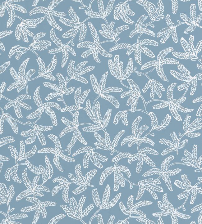 Cocoon Nursery Wallpaper - Blue