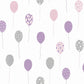 Party Time Nursery Wallpaper - Purple
