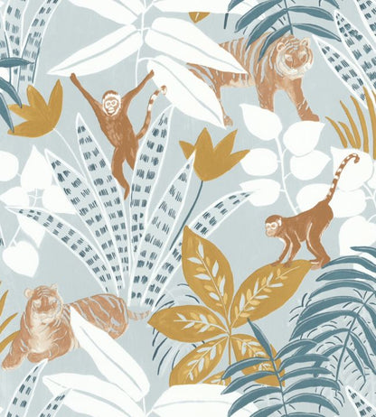 Aventure Nursery Wallpaper - Silver