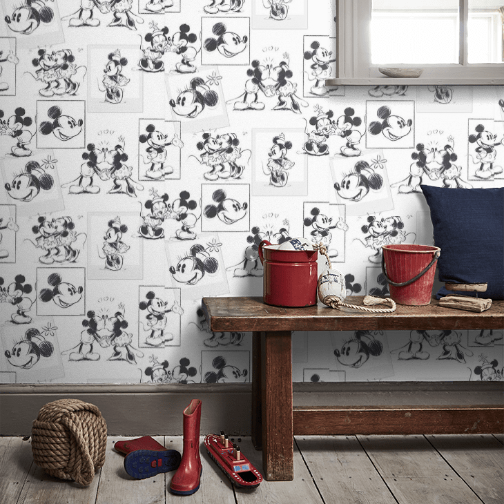 Mickey and minnie logo HD wallpapers
