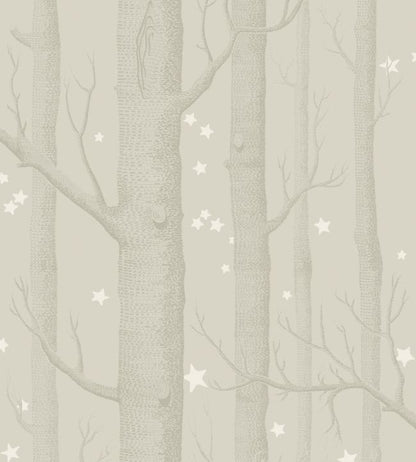 Woods & Stars Nursery Wallpaper - Cream