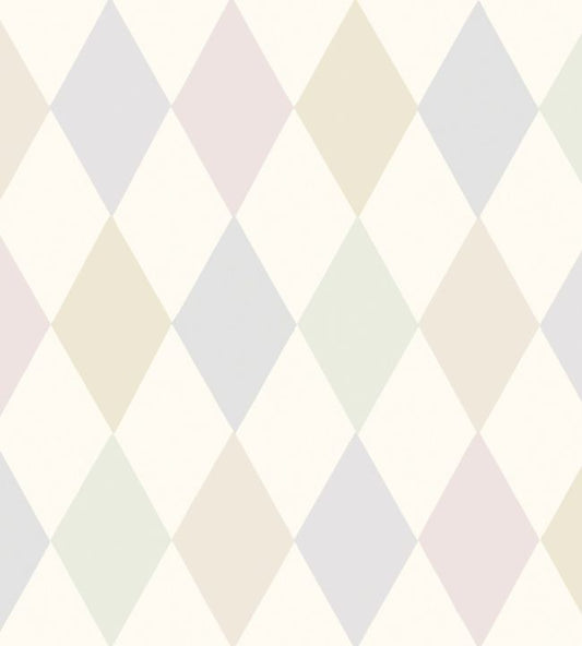 Punchinello Nursery Wallpaper - Pink