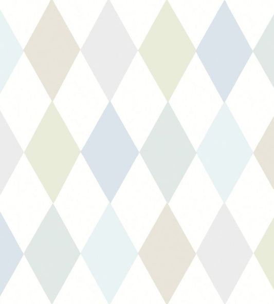 Punchinello Nursery Wallpaper - Cream
