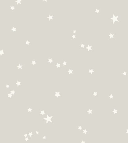 Stars Nursery Wallpaper - Gray