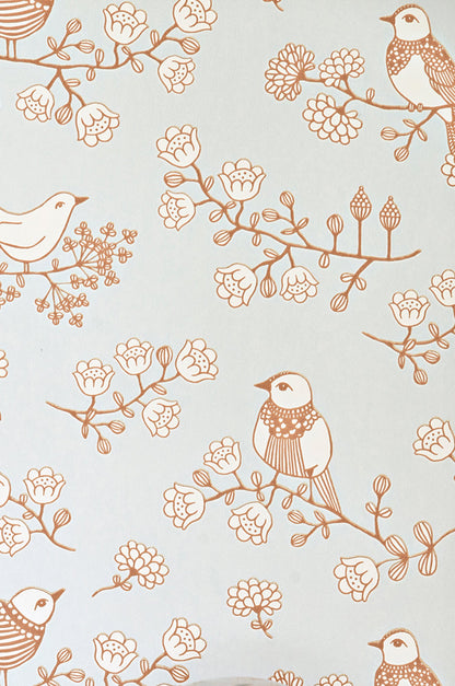 Sugar Tree Grey Wallpaper - Majvillan