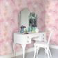 Tinkerbell Watercolour Nursery Room Wallpaper 10 - Pink