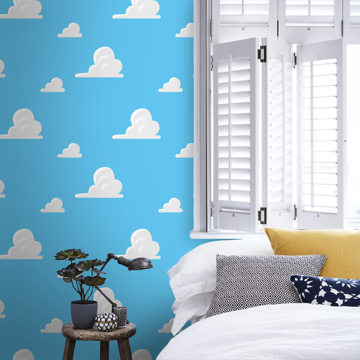 toy story wallpaper clouds