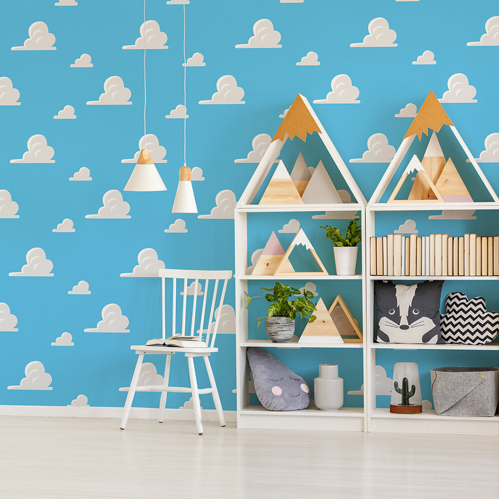 Toy Story Andy's Room Nursery Room Wallpaper 2 - Blue