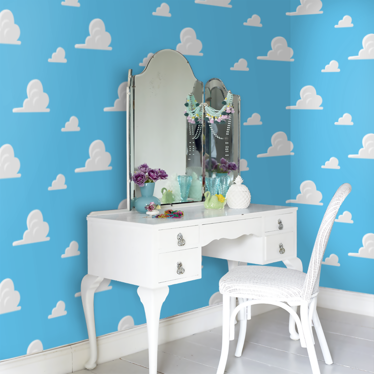Toy Story Andy's Room Nursery Room Wallpaper 5 - Blue