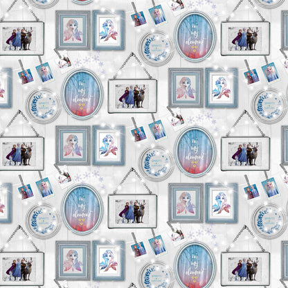 Frozen Frames Nursery Wallpaper - Blue