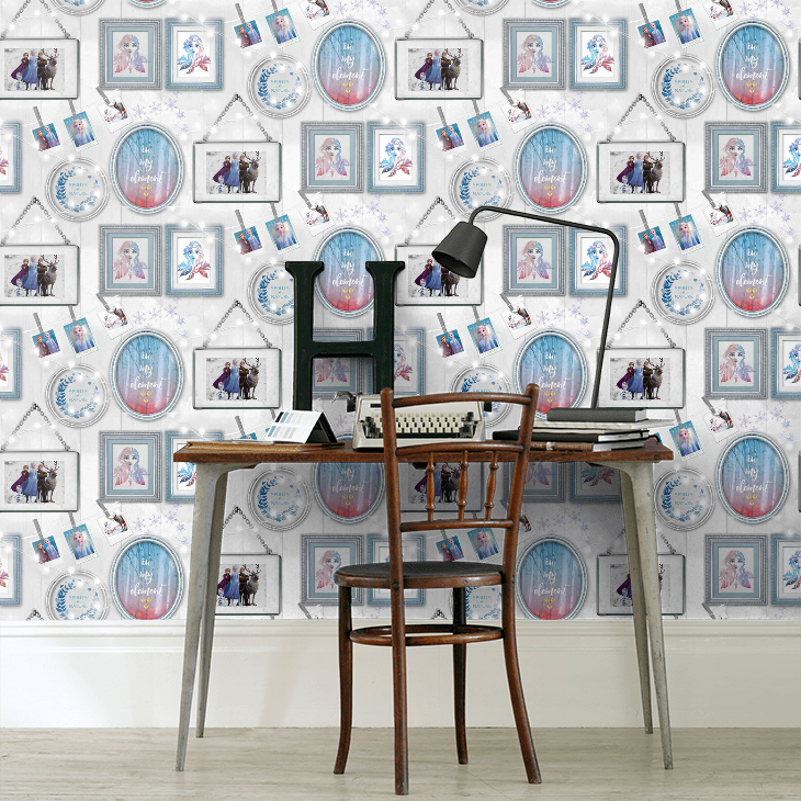 Frozen Frames Nursery Room Wallpaper 7 - Blue