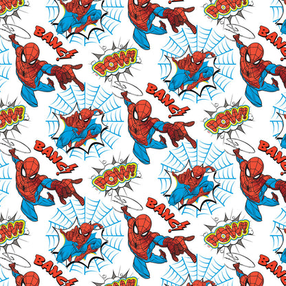 Spiderman Pow! Nursery Wallpaper - Multicolor