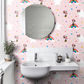 Rainbow Minnie Nursery Room Wallpaper 10 - Pink