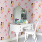 Pastel Princess Nursery Room Wallpaper 10 - Pink