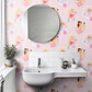 Pastel Princess Nursery Room Wallpaper 6 - Pink