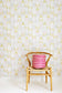 Alice Pink/yellow Wallpaper - Majvillan