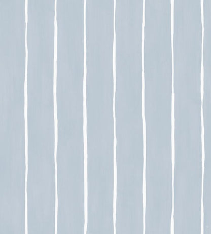 Marquee Stripe Nursery Wallpaper - Blue