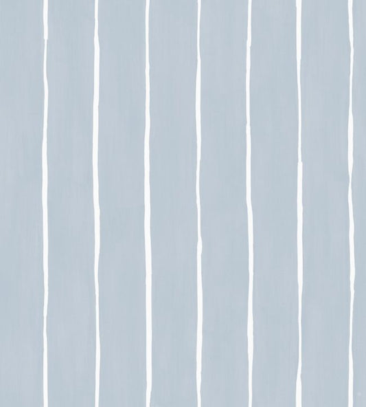 Marquee Stripe Nursery Wallpaper - Blue