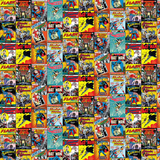 DC Comics Collection Nursery Wallpaper - Multicolor