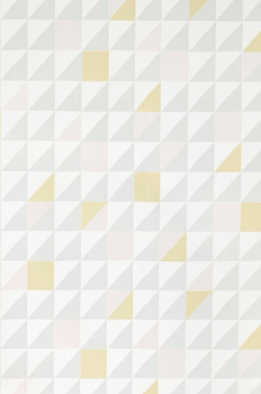 Katinka Pink/yellow Wallpaper - Majvillan