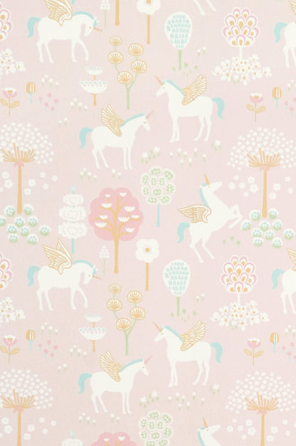 True Unicorns Pink Wallpaper - Majvillan