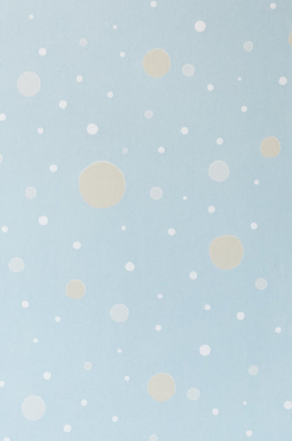 Confetti Soft Blue Wallpaper - Majvillan