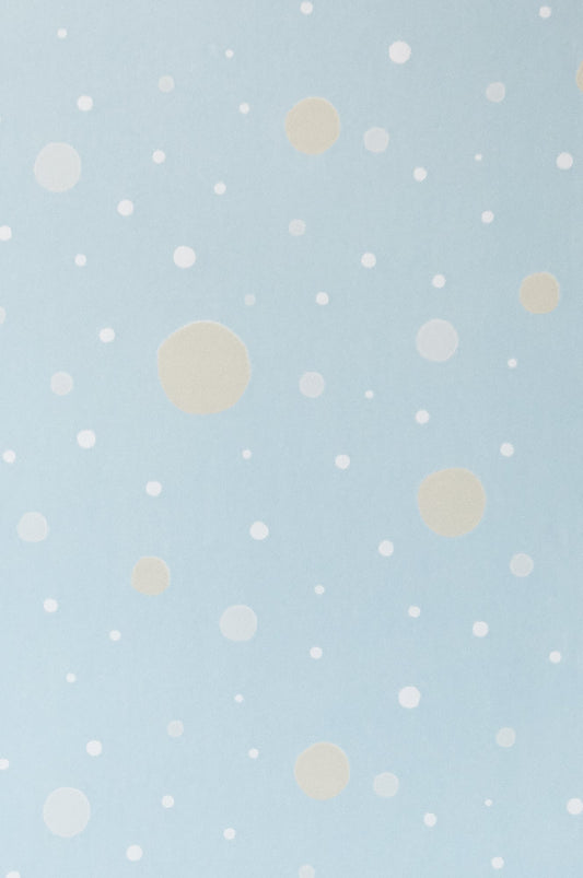 Confetti Soft Blue Wallpaper - Majvillan