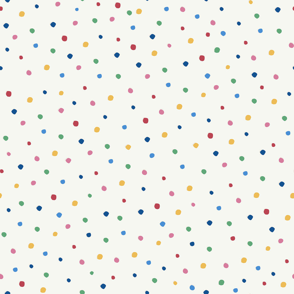 Lynx Multi Spot Nursery Wallpaper - Multicolor