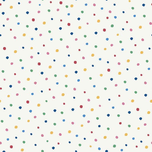 Lynx Multi Spot Nursery Wallpaper - Multicolor
