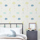 Moon & Stars Nursery Room Wallpaper - Multicolor