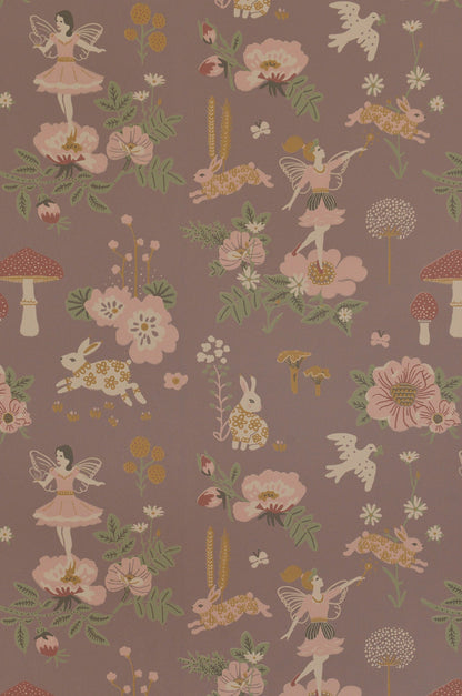 Old Garden Plum Wallpaper - Majvillan