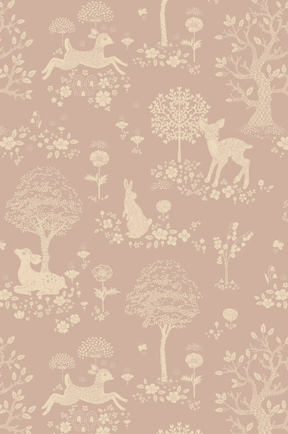 Summer Fields Dreamy Lilac Wallpaper - Majvillan