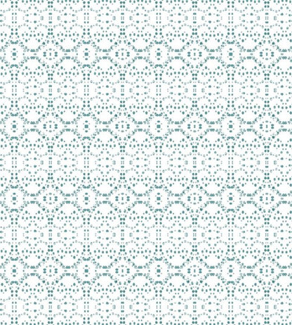 Dotty Hearts Nursery Fabric - Teal