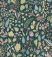Herbarium Nursery Wallpaper - Brown