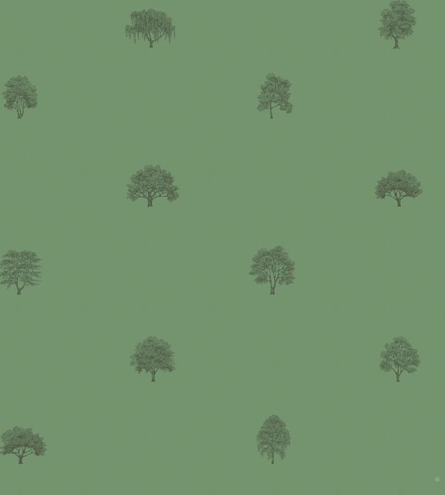 Arboretet Nursery Wallpaper - Green