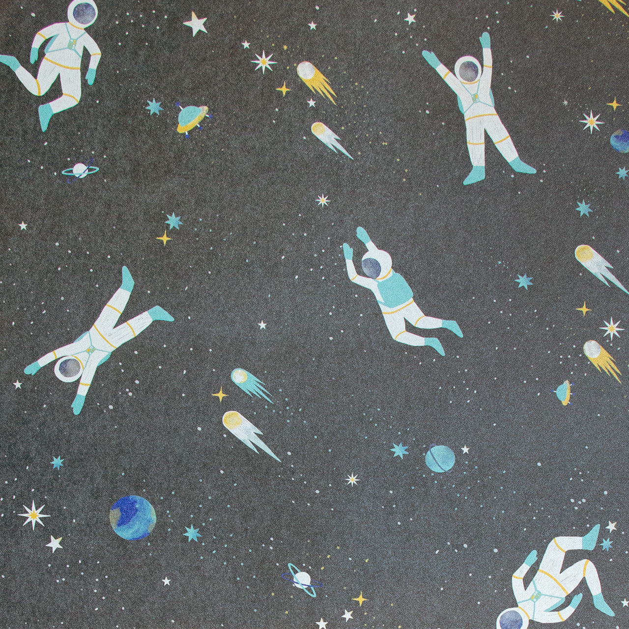 Super Space Great Kids Nursery Wallpaper - Blue