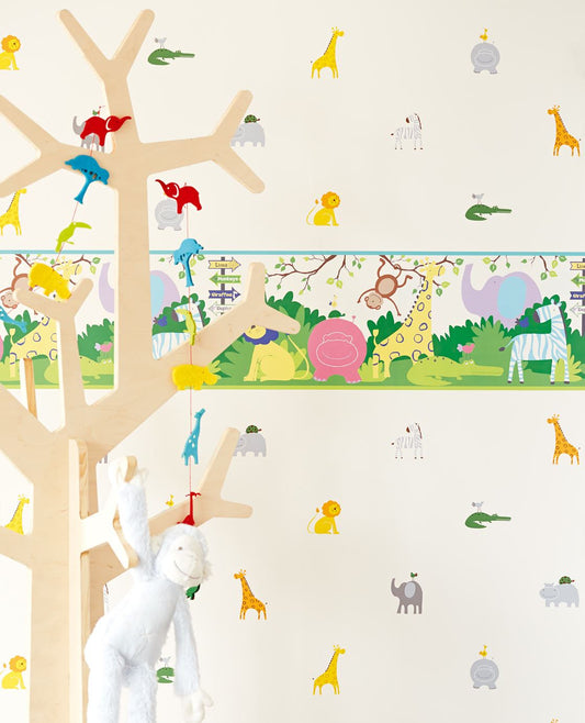 Hits For Kids Nursery Room Wallpaper - Green