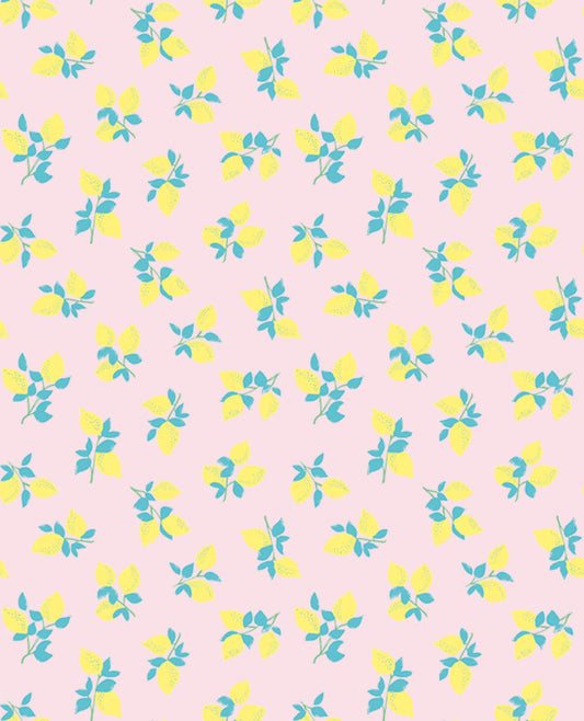 Rice 1 Nursery Wallpaper - Pink