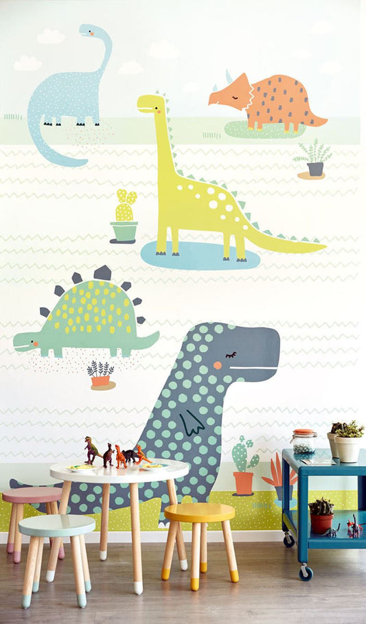 Wallpower Junior Nursery Room Wallpaper - Multicolor