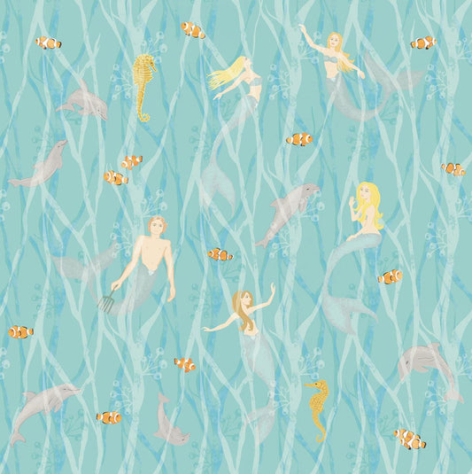 Wallpower Junior Nursery Wallpaper - Blue