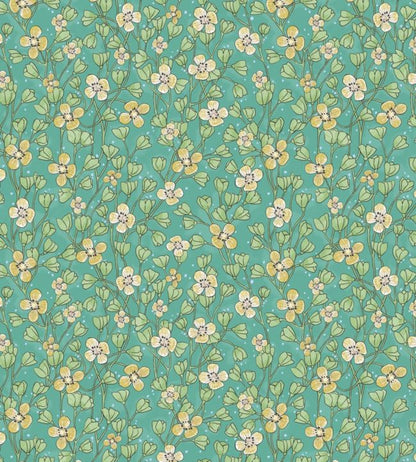 Rice II Four Nursery Wallpaper - Green