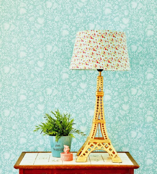 Rice II Five Nursery Room Wallpaper - Green